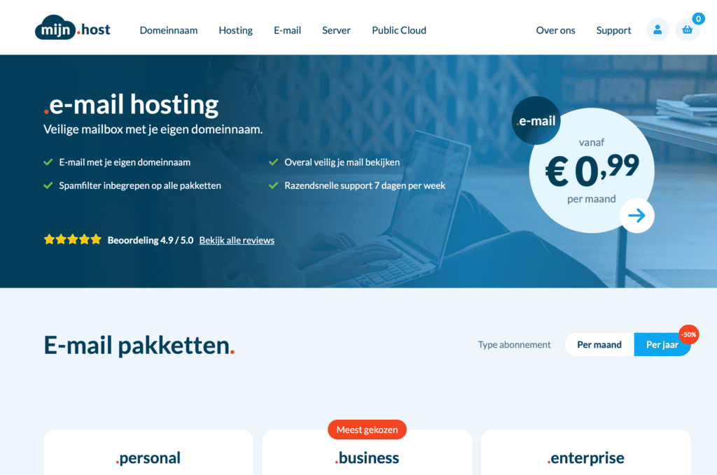 Mijn.host email hosting