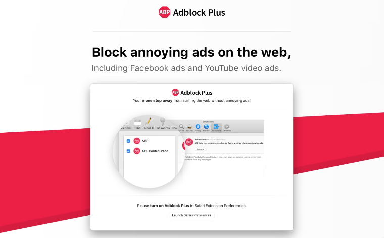 Adblock Plus screenshot