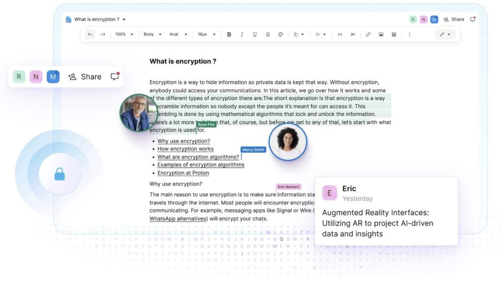 Samenwerken in Proton docs