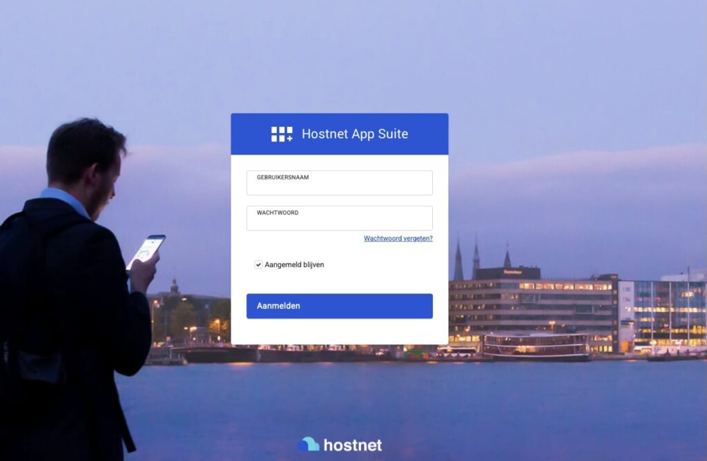 Hostnet webmail inloggen