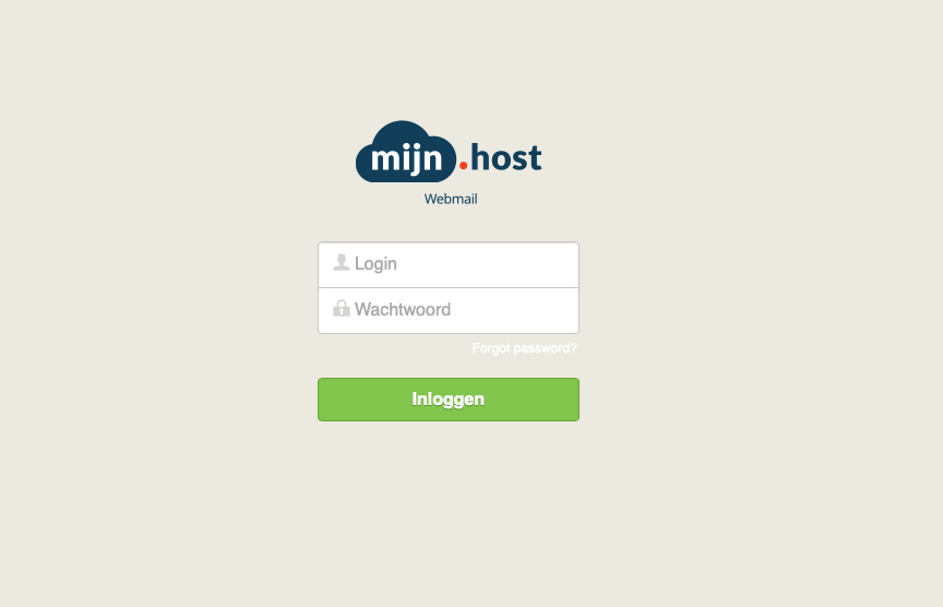 Mijn.host webmail login