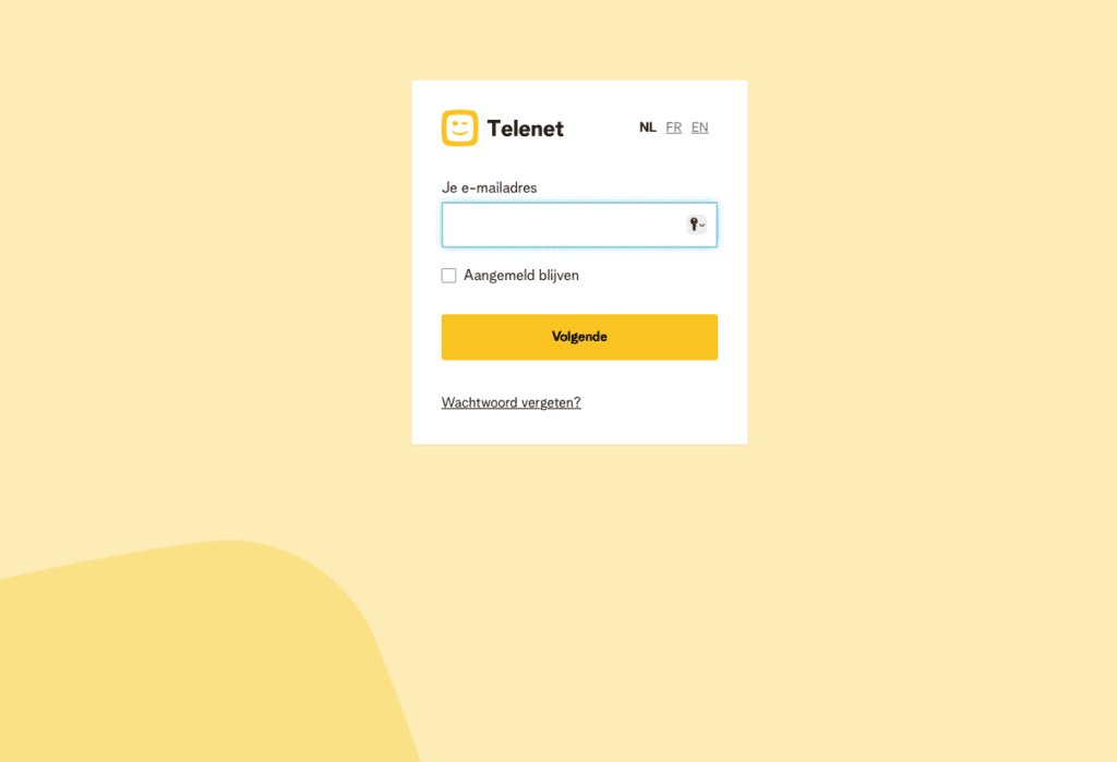 Telenet webmail inloggen
