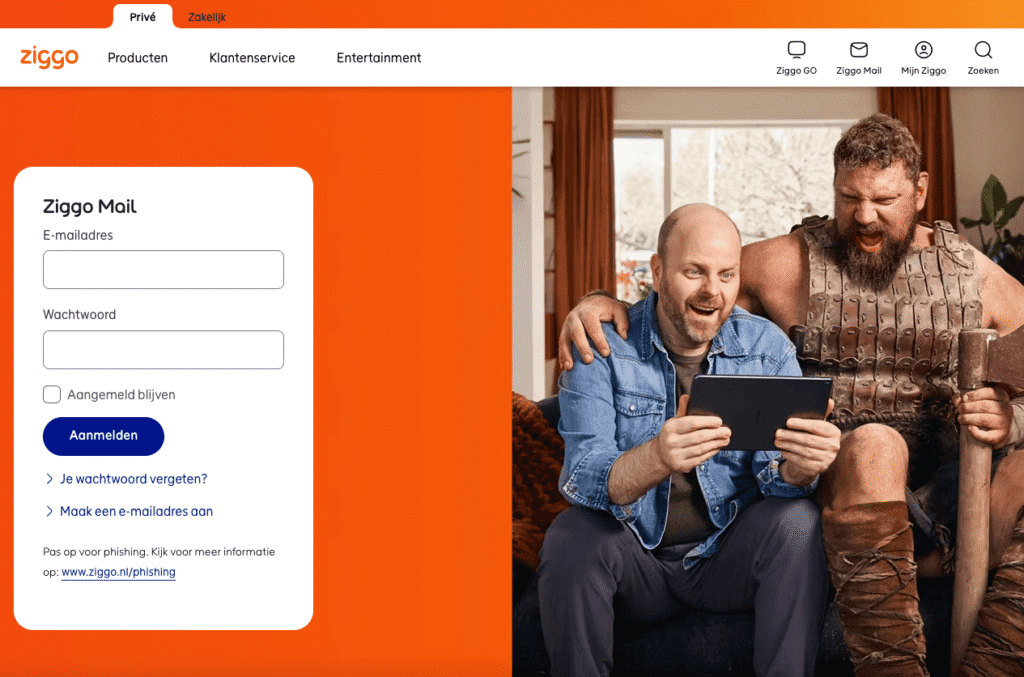 Ziggo mail login