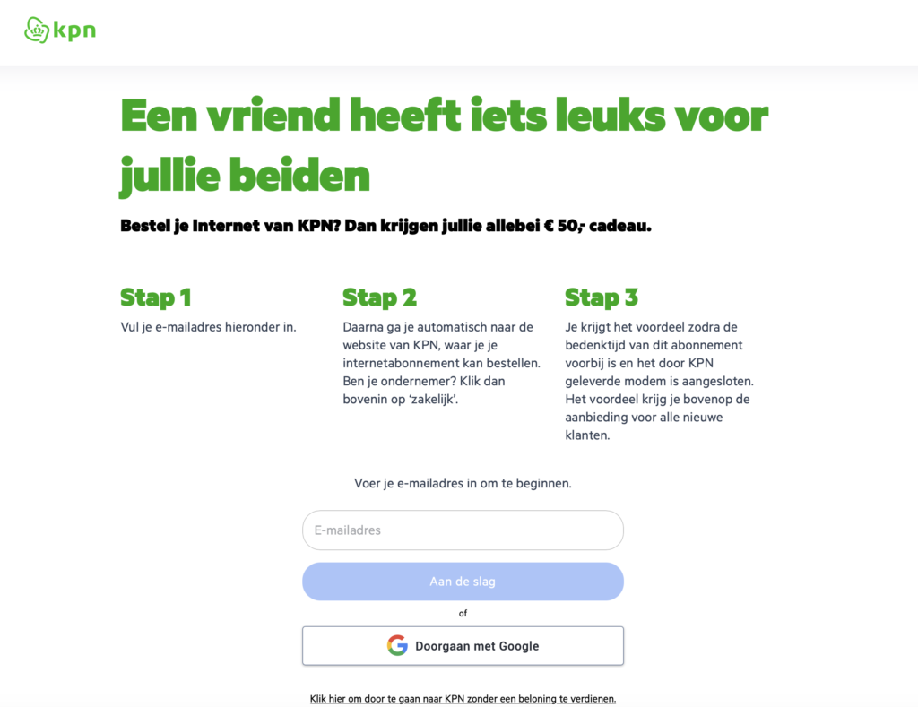 KPN verwijslink